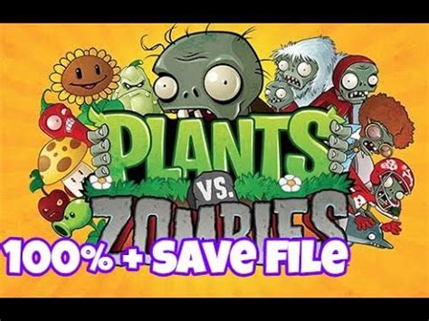 plants vs zombies 100 save|plants vs zombies save file.